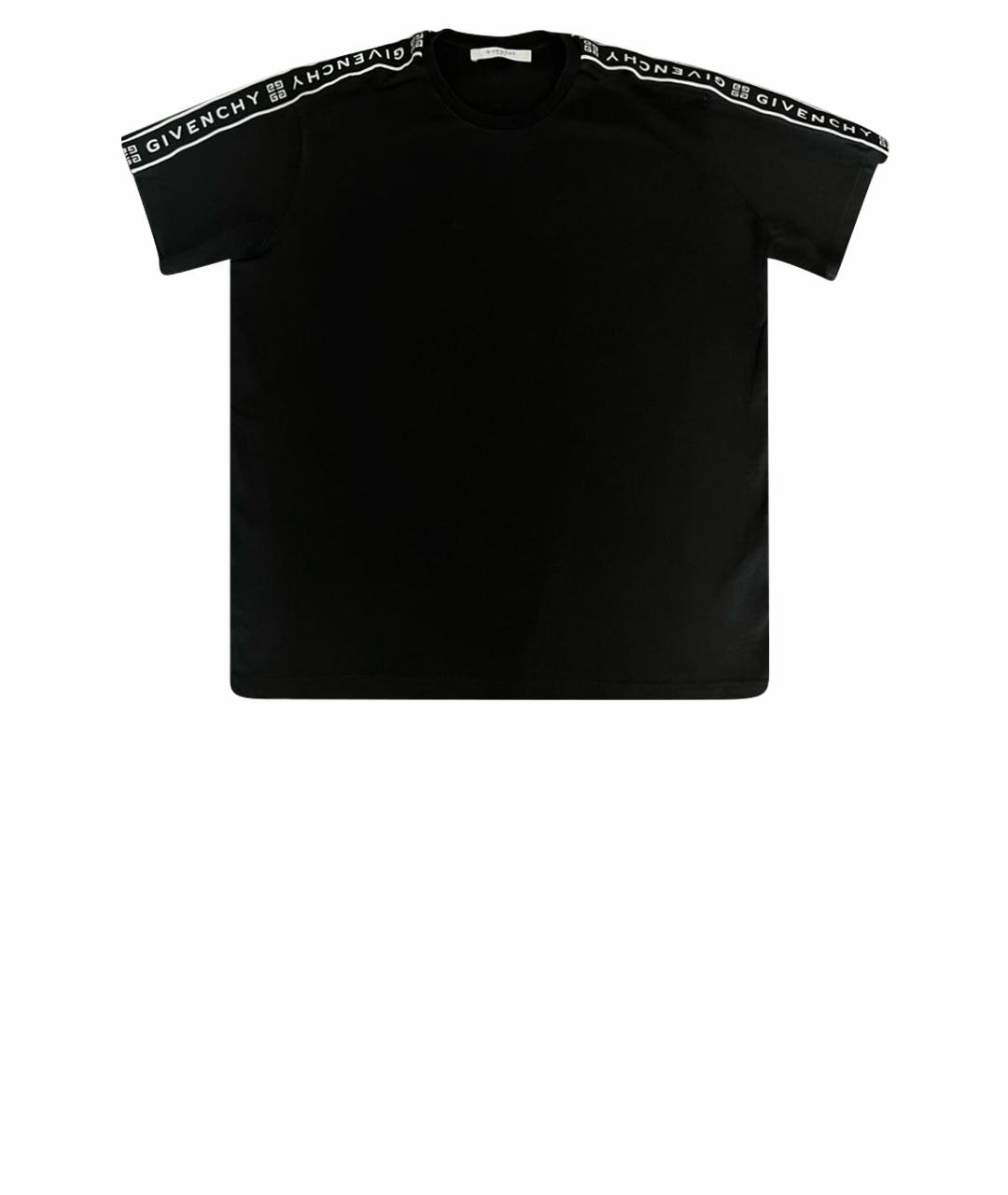GIVENCHY Черная хлопковая футболка, фото 1