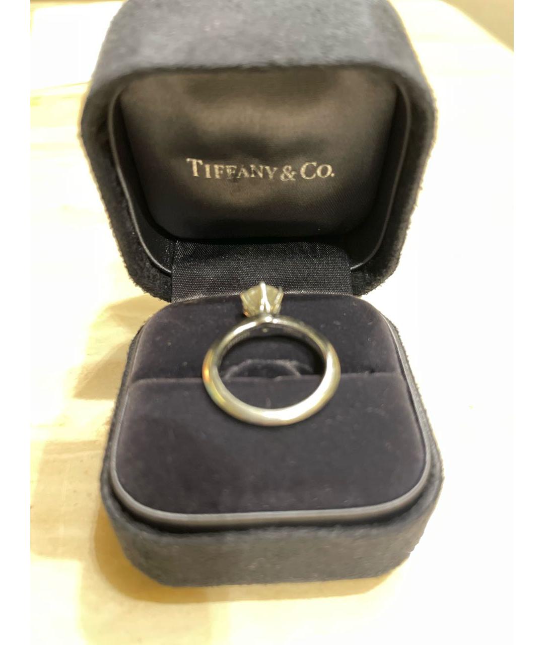 TIFFANY&CO Белое платиновое кольцо, фото 3