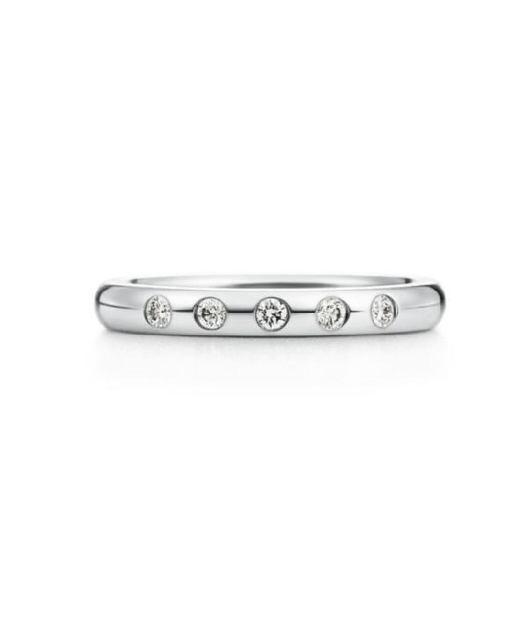 TIFFANY&CO Белое платиновое кольцо, фото 1
