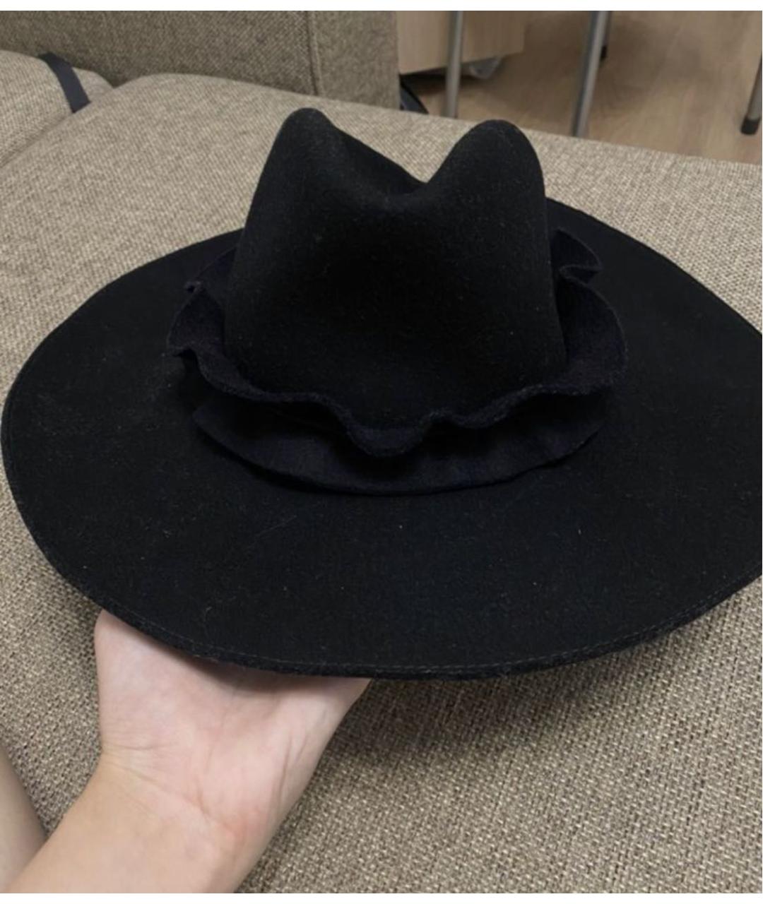 SONIA RYKIEL VINTAGE Черная шляпа, фото 5
