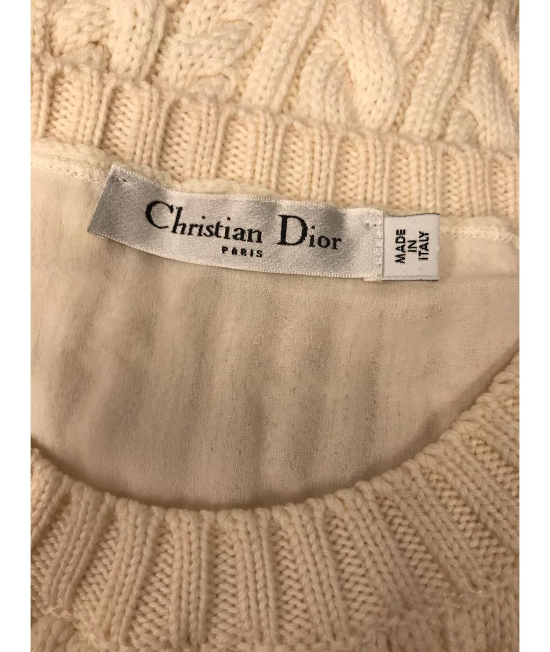 CHRISTIAN DIOR PRE-OWNED Белый джемпер / свитер, фото 4