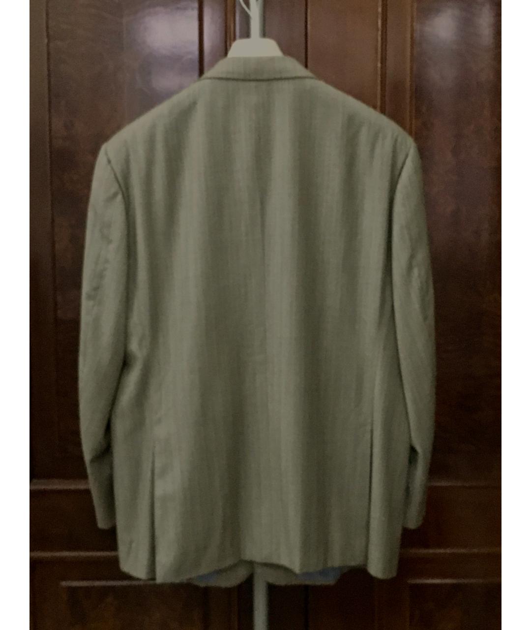 SARTORIA CASTANGIA Бежевый шерстяной пиджак, фото 2