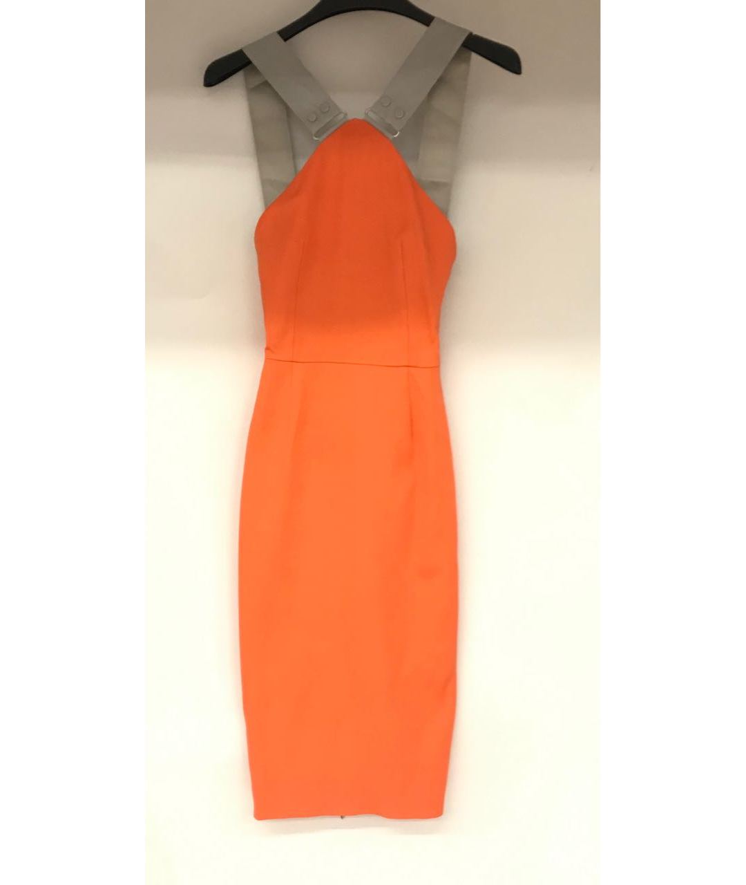 VICTORIA BECKHAM Оранжевое платье, фото 6
