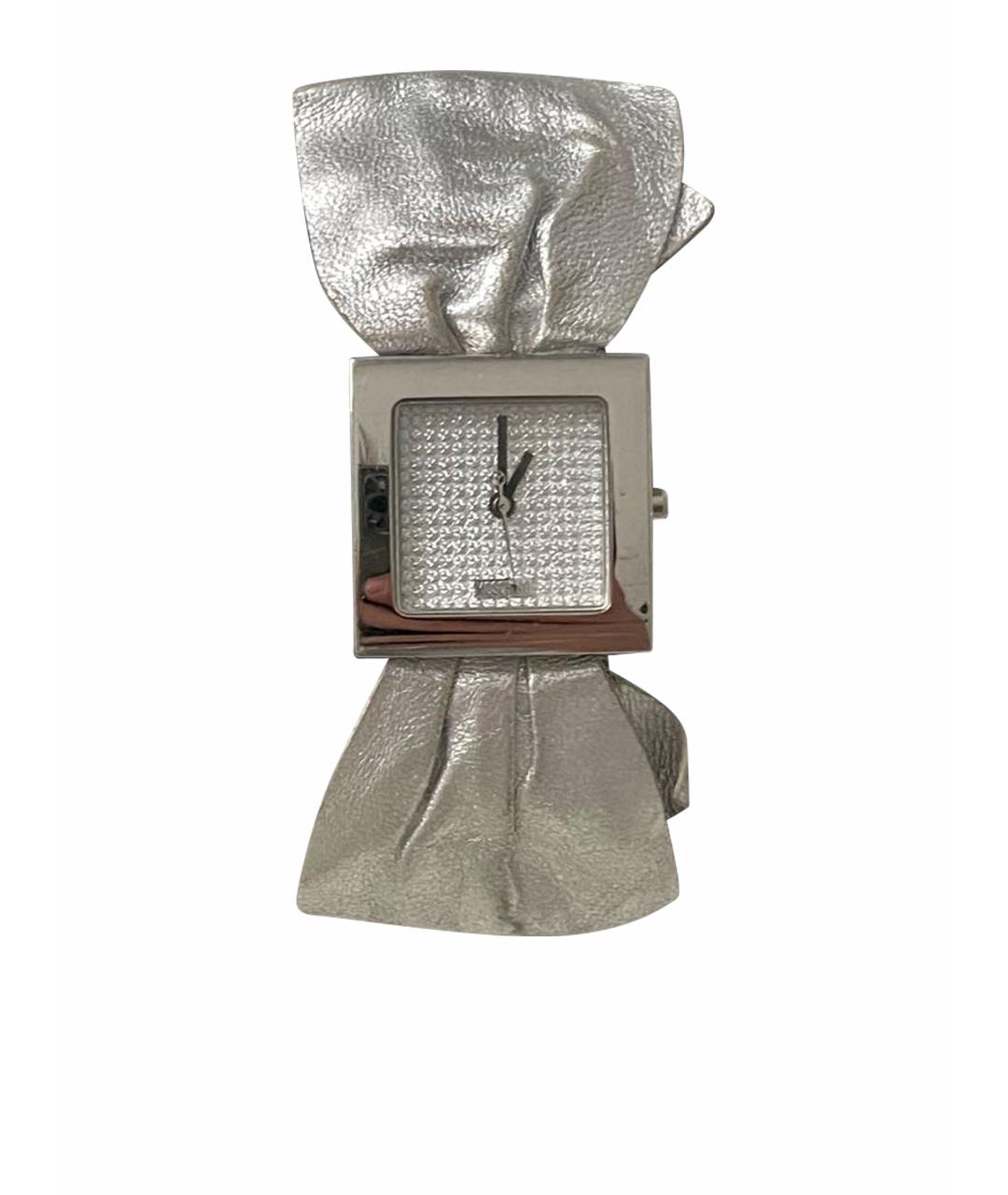 LOVE MOSCHINO Серебряные металлические часы, фото 1
