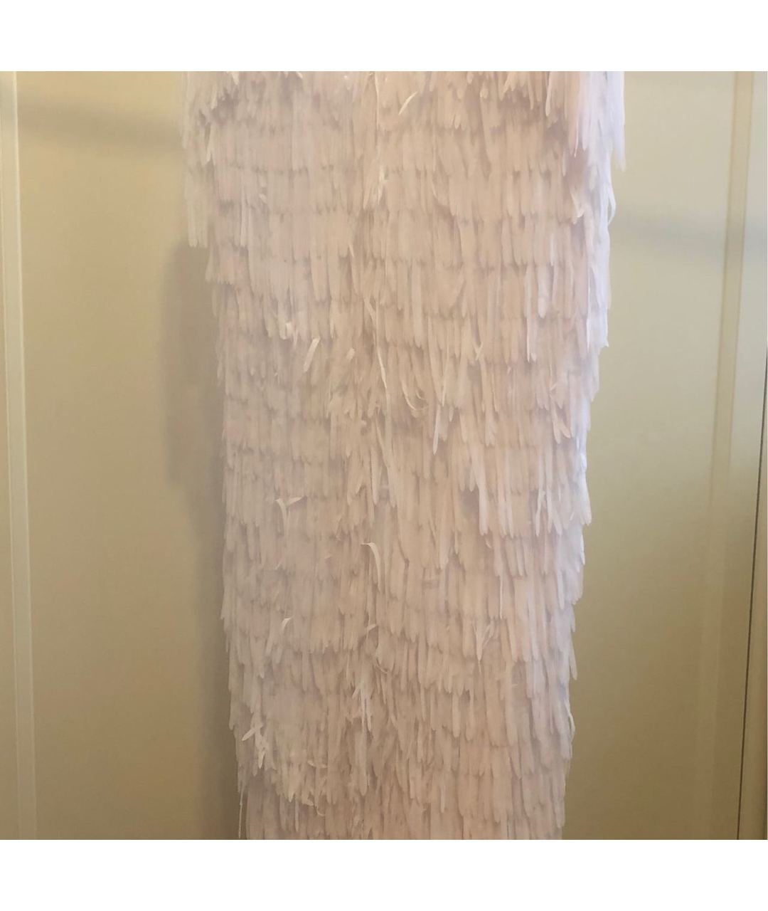 CHAPURIN Белое шифоновое коктейльное платье, фото 7