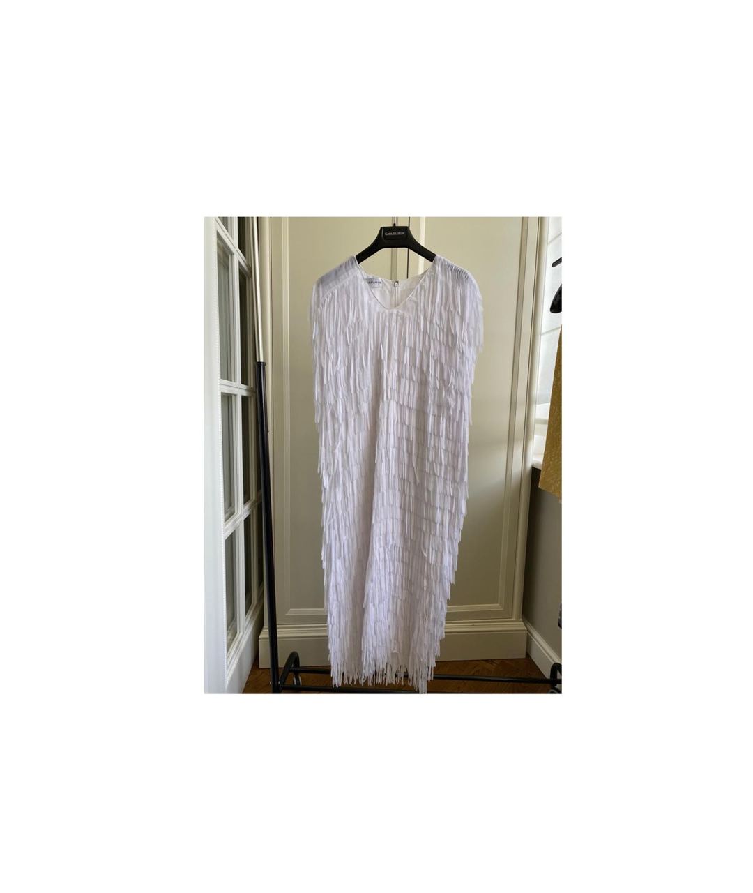 CHAPURIN Белое шифоновое коктейльное платье, фото 8