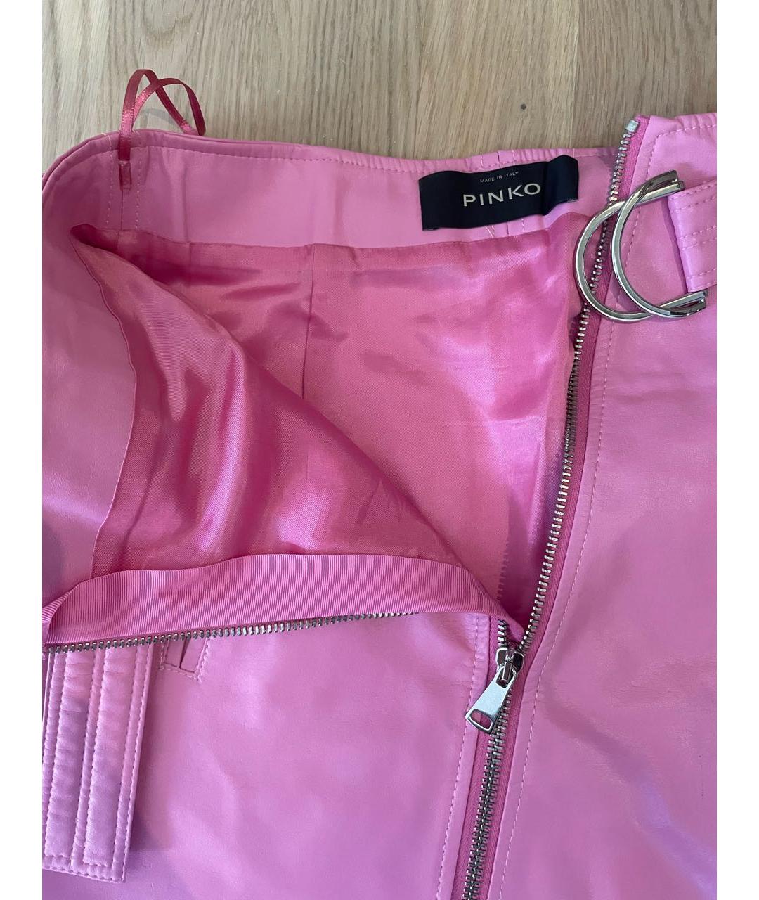 PINKO Розовая юбка мини, фото 2
