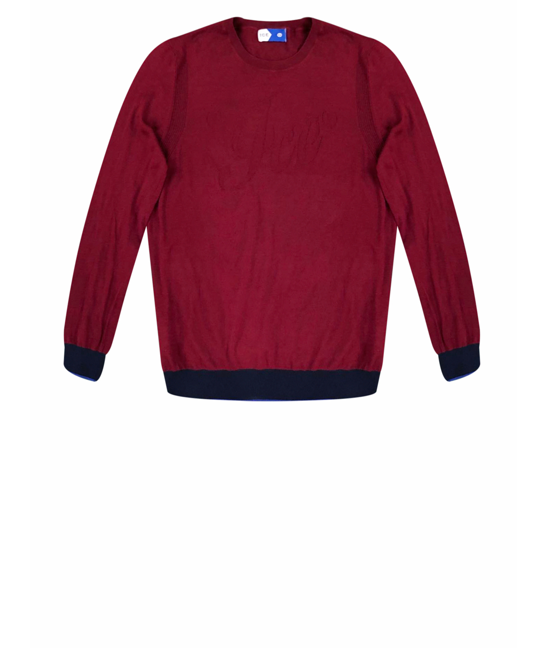 ICE PLAY Бордовый шерстяной джемпер / свитер, фото 1