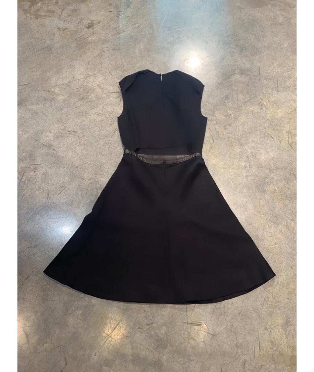 BALLY Черное шерстяное коктейльное платье, фото 2