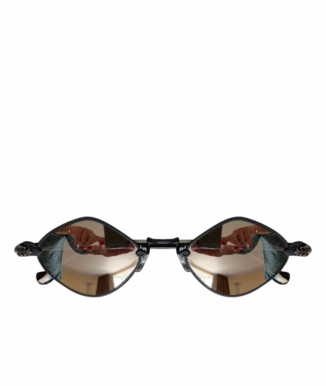 CHROME HEARTS Коричневые металлические солнцезащитные очки, фото 1