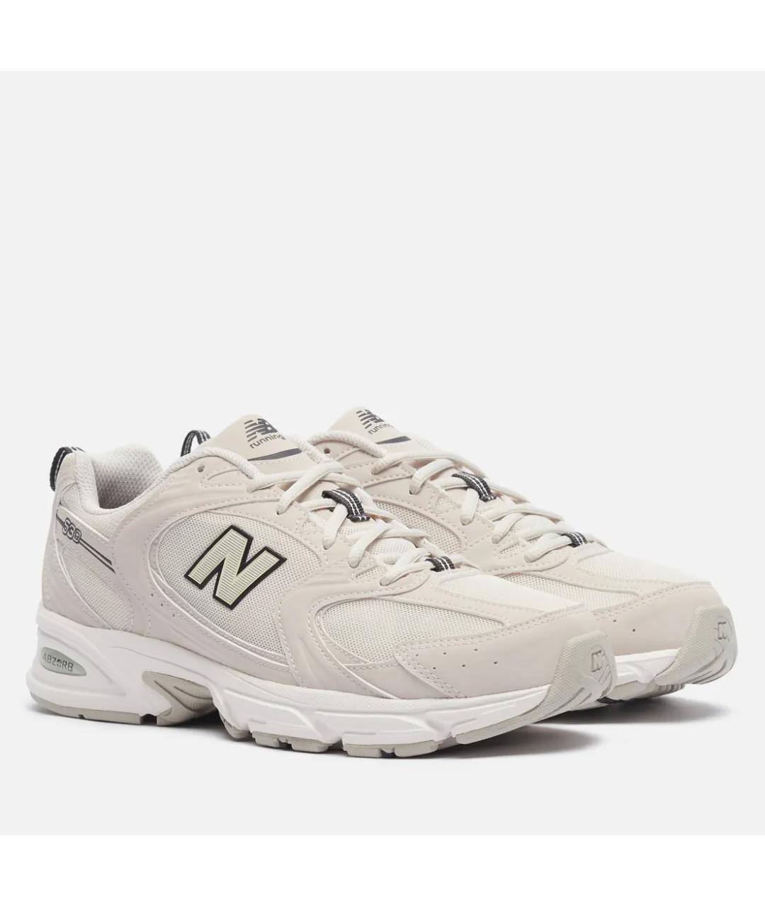 NEW BALANCE Бежевые низкие кроссовки / кеды, фото 2