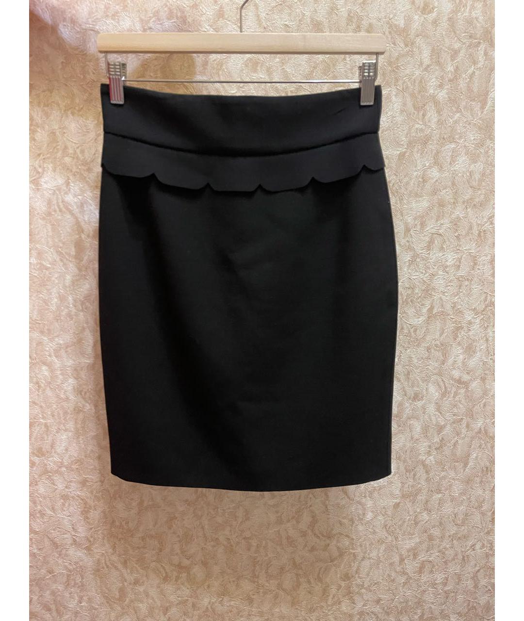 DOROTHEE SCHUMACHER Черная полиэстеровая юбка миди, фото 6