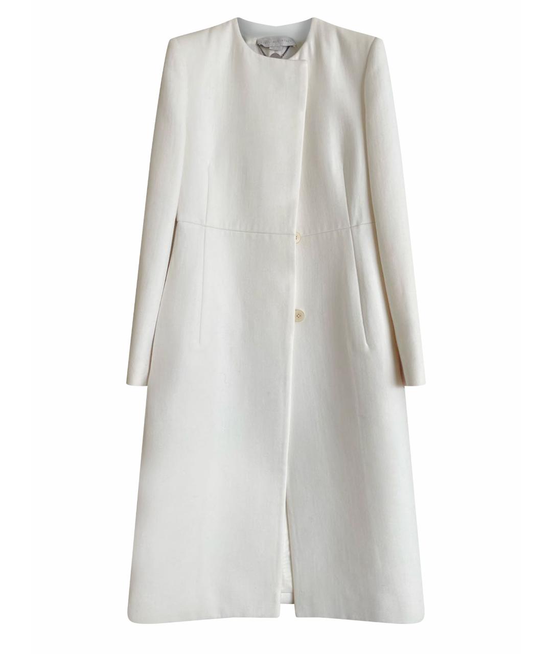 STELLA MCCARTNEY Белое шерстяное пальто, фото 1