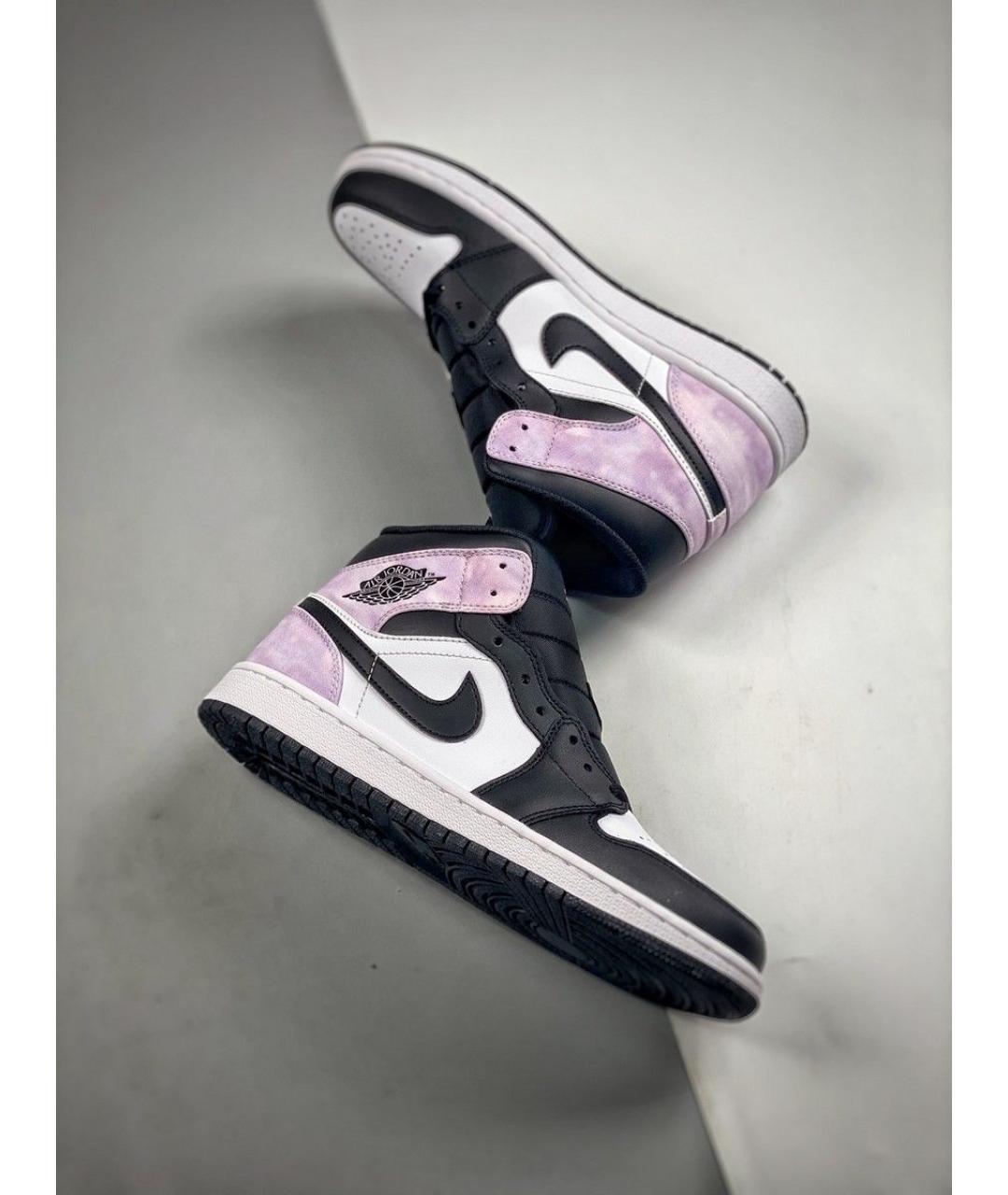 JORDAN Мульти кожаные высокие кроссовки / кеды, фото 5