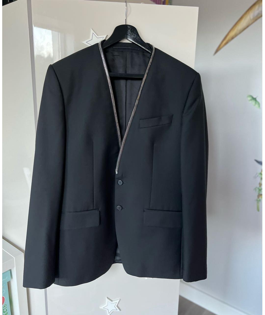 GIVENCHY Черный шерстяной пиджак, фото 8