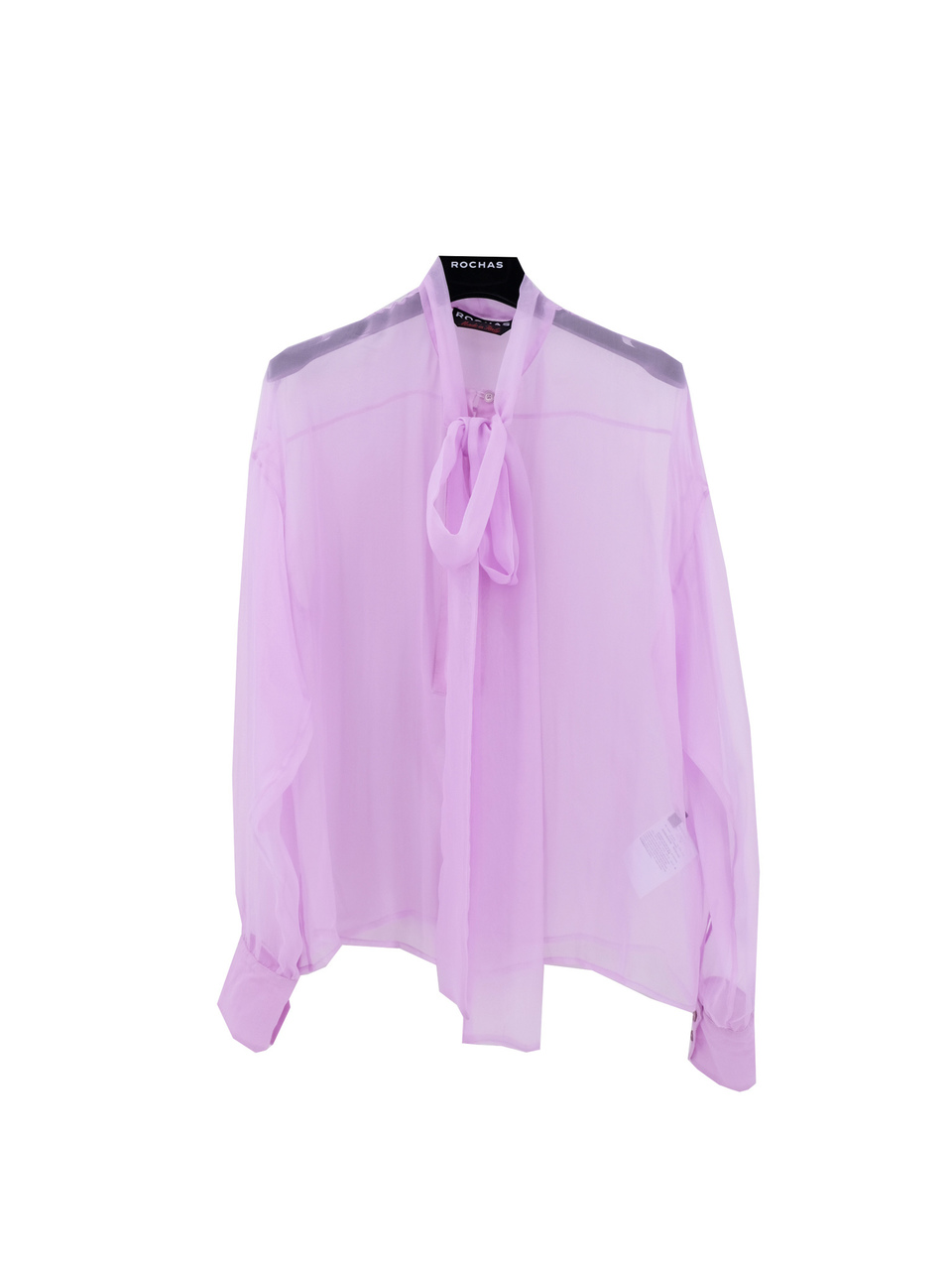 ROCHAS Фиолетовая шелковая рубашка, фото 1