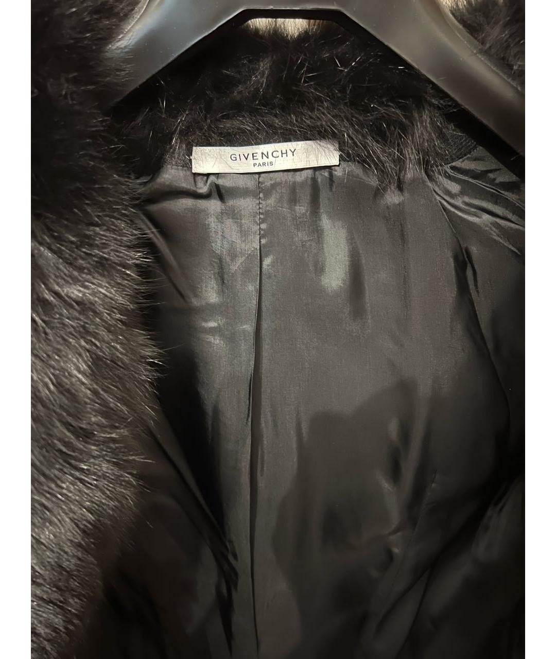 GIVENCHY Черное шерстяное пальто, фото 3