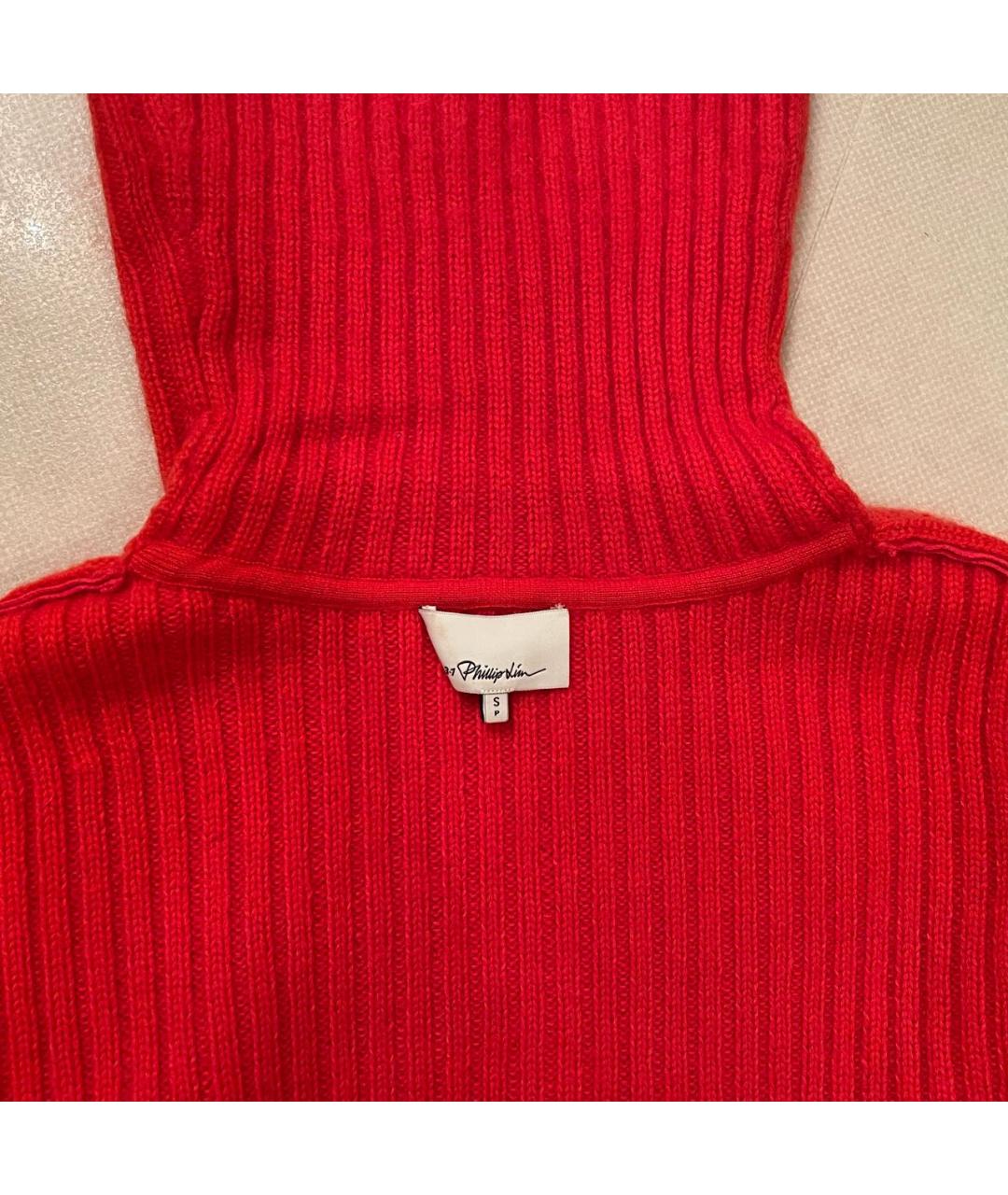 3.1 PHILLIP LIM Красный шерстяной джемпер / свитер, фото 3