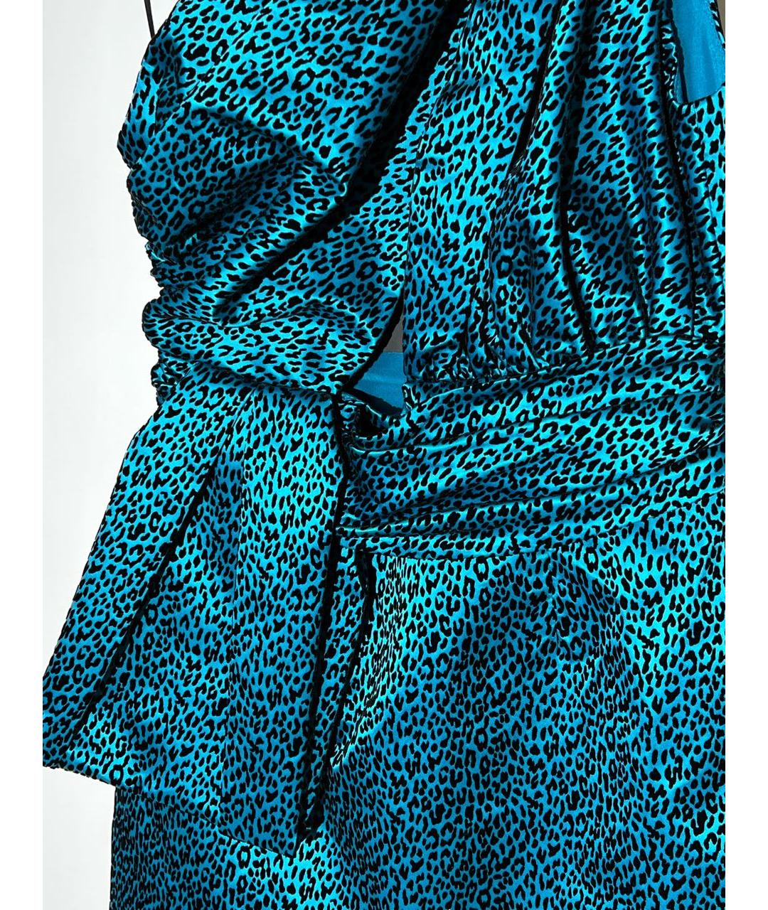 KALMANOVICH Голубое коктейльное платье, фото 2