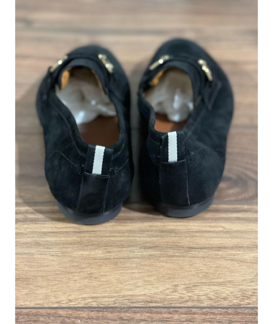 BALLY Черные замшевые туфли, фото 3