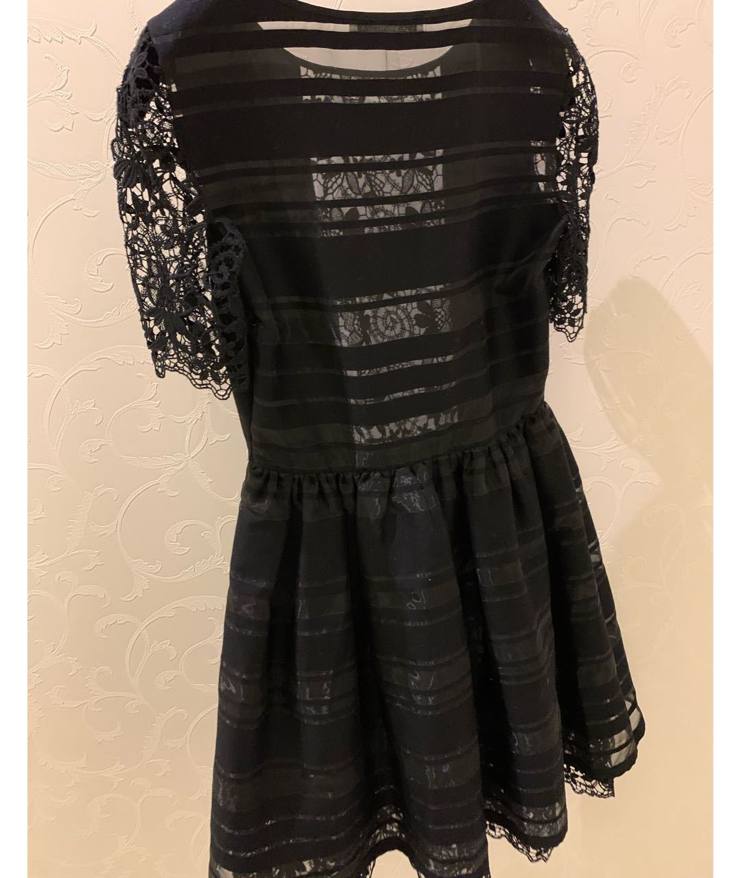BLUGIRL Черное хлопковое платье, фото 5