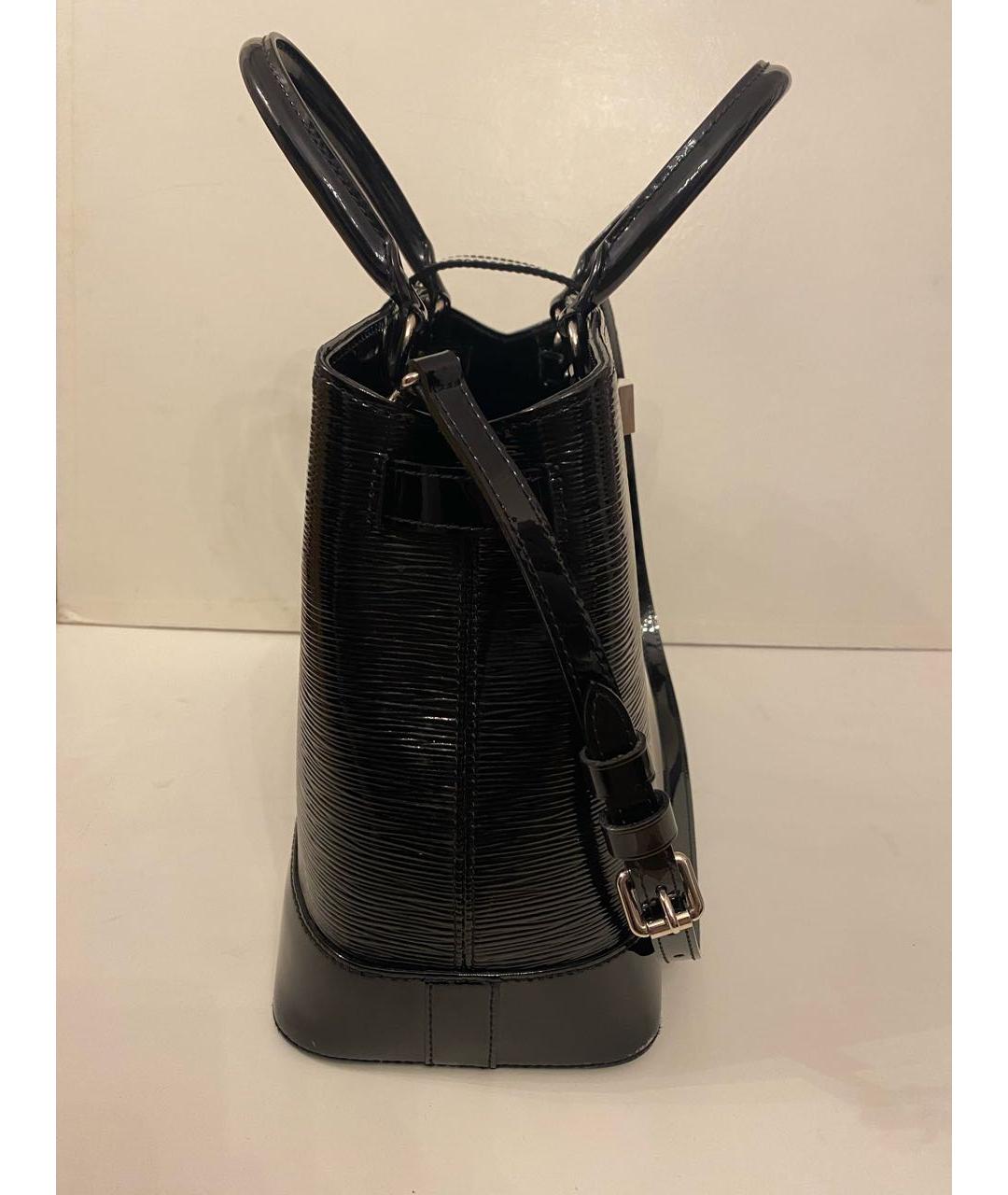 LOUIS VUITTON PRE-OWNED Черная сумка тоут из лакированной кожи, фото 2