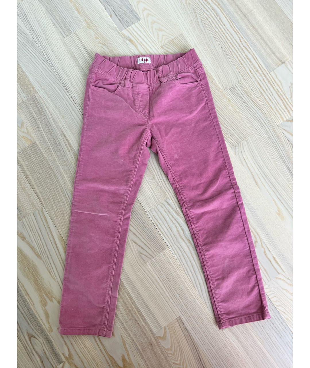 IL GUFO Розовые хлопковые брюки и шорты, фото 5