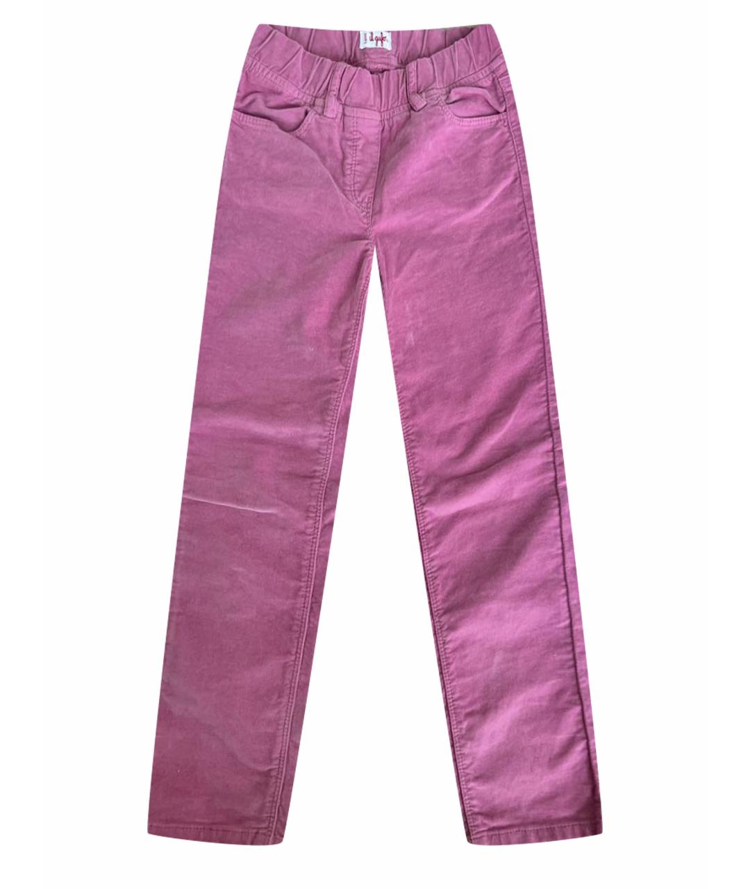 IL GUFO Розовые хлопковые брюки и шорты, фото 1