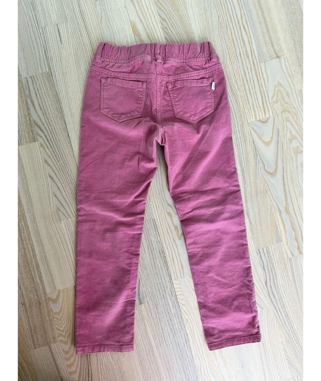 IL GUFO Розовые хлопковые брюки и шорты, фото 2