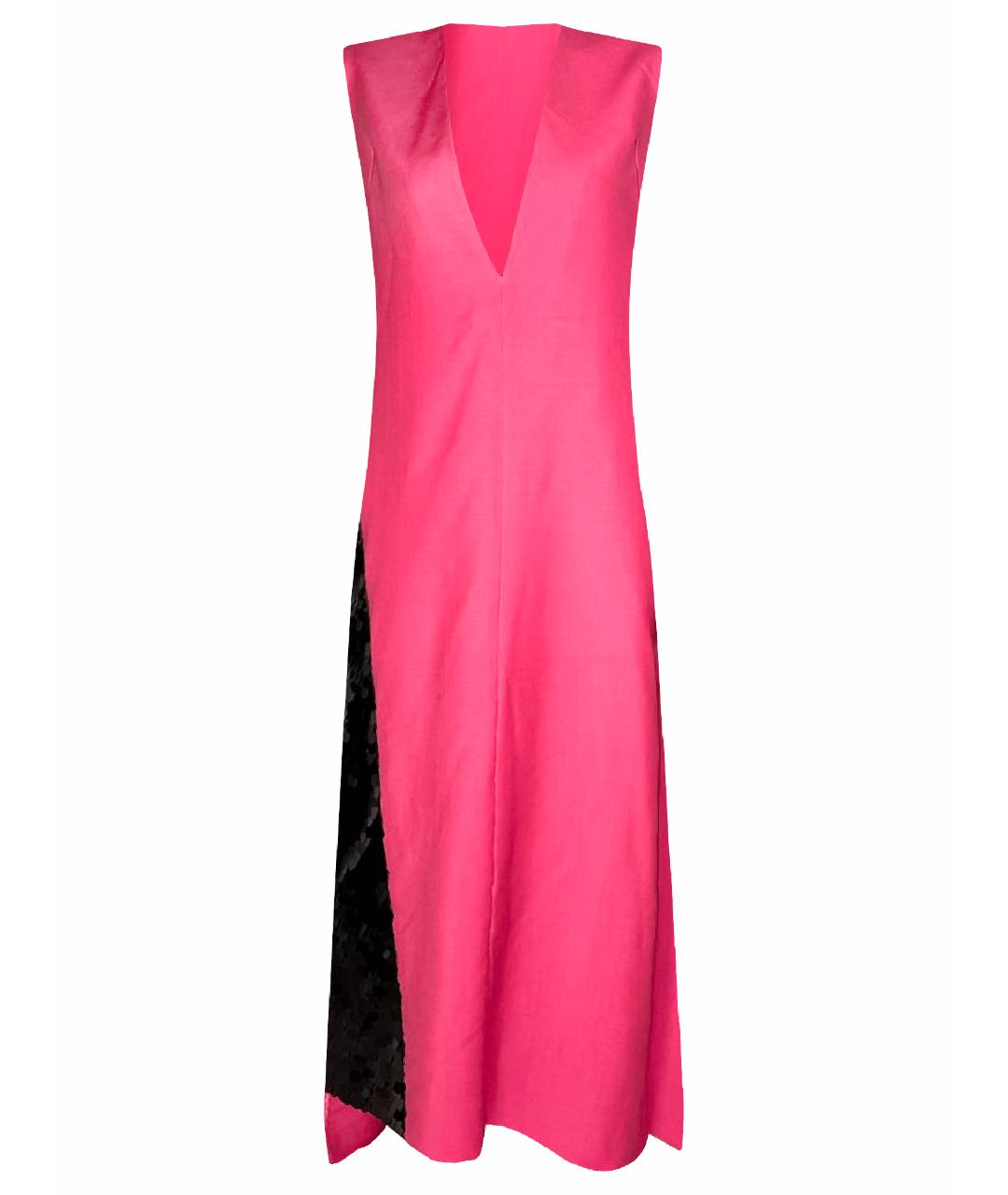 CHAPURIN Розовое шелковое вечернее платье, фото 1