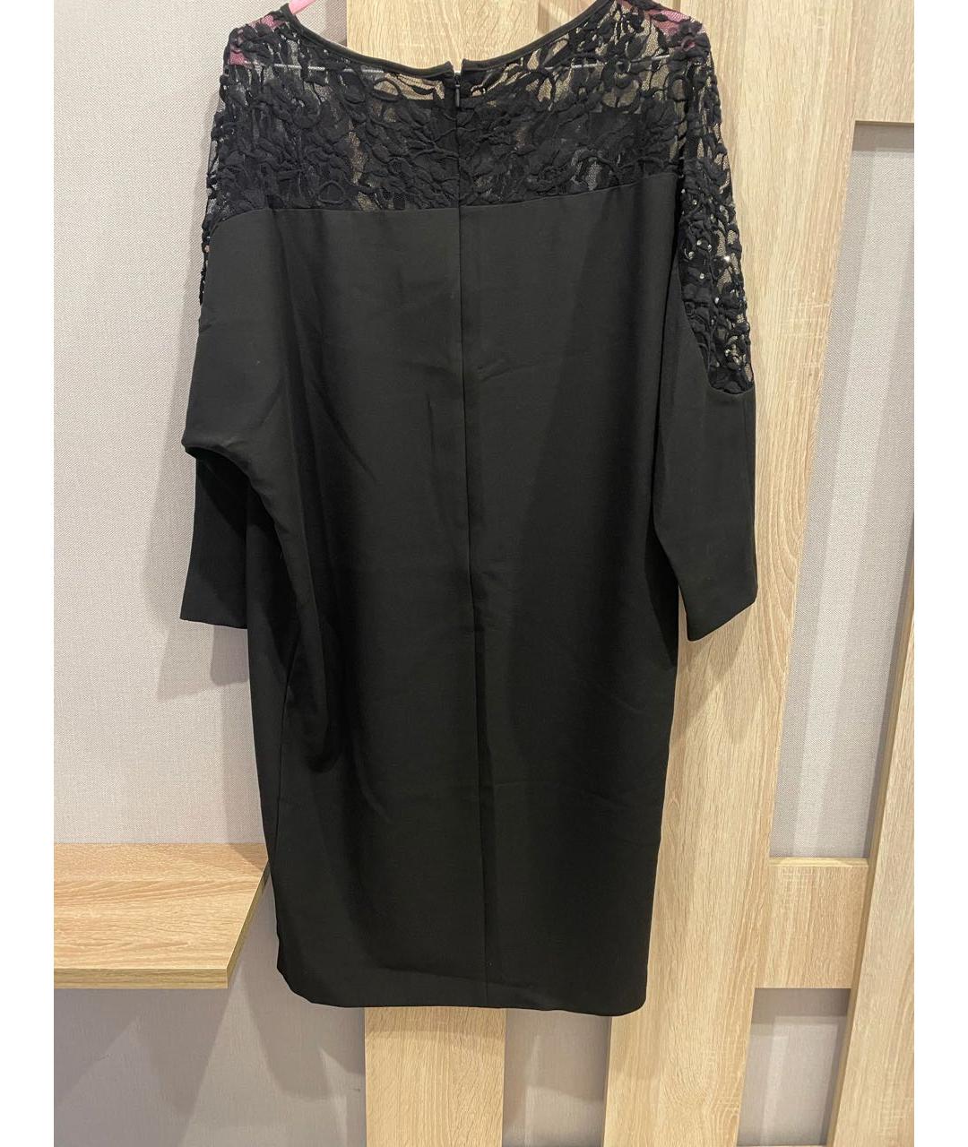 BLUGIRL Черное полиамидовое вечернее платье, фото 2
