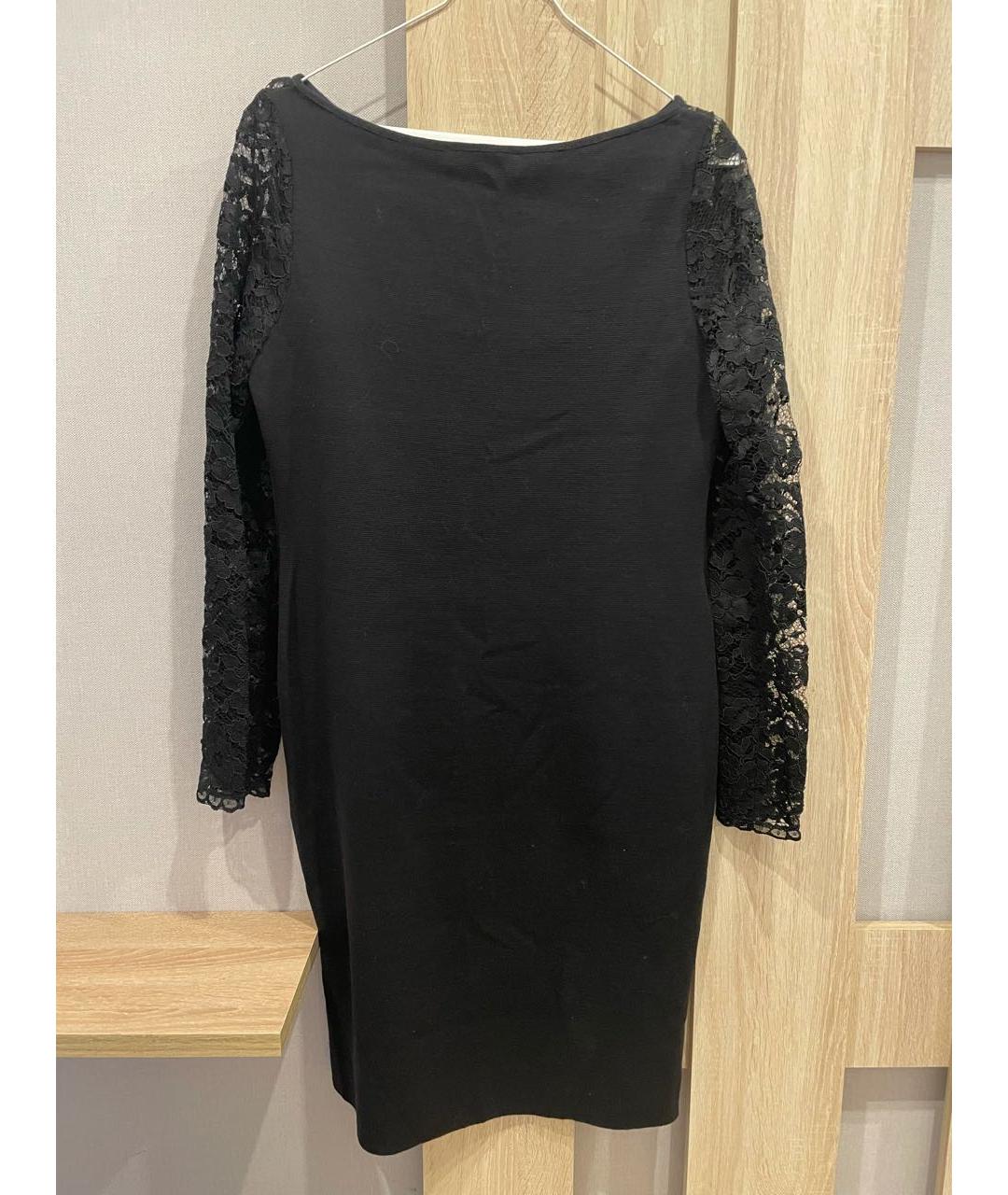 BLUMARINE Черное шерстяное вечернее платье, фото 2