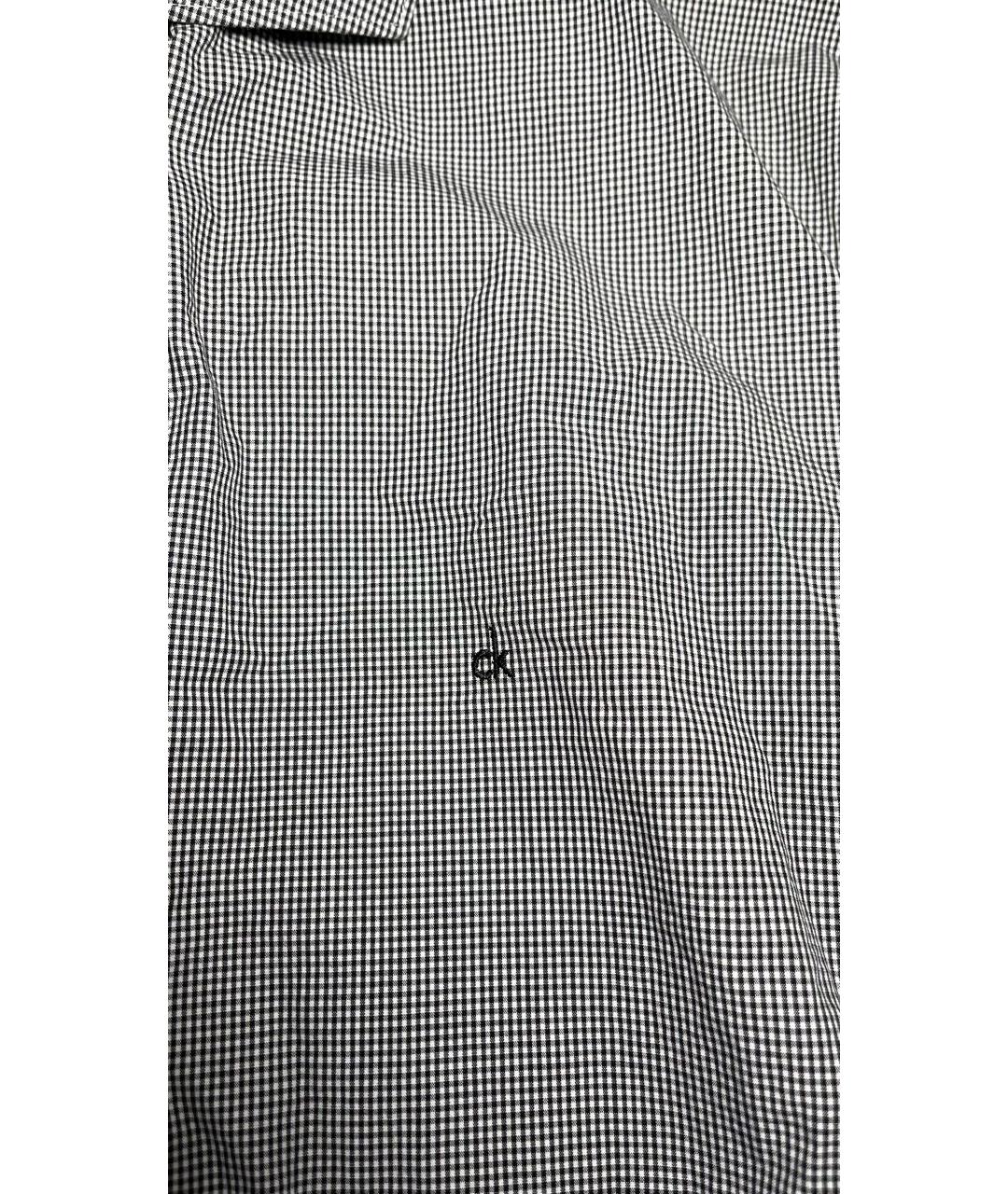 CALVIN KLEIN Антрацитовая хлопковая классическая рубашка, фото 2