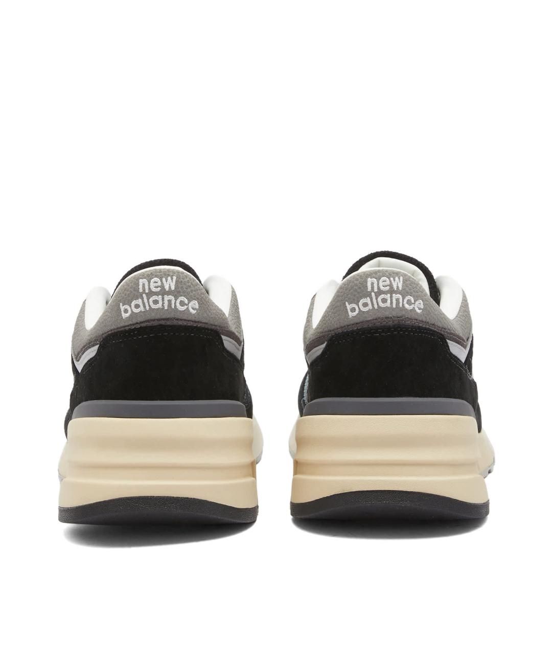 NEW BALANCE Черные замшевые кроссовки, фото 4
