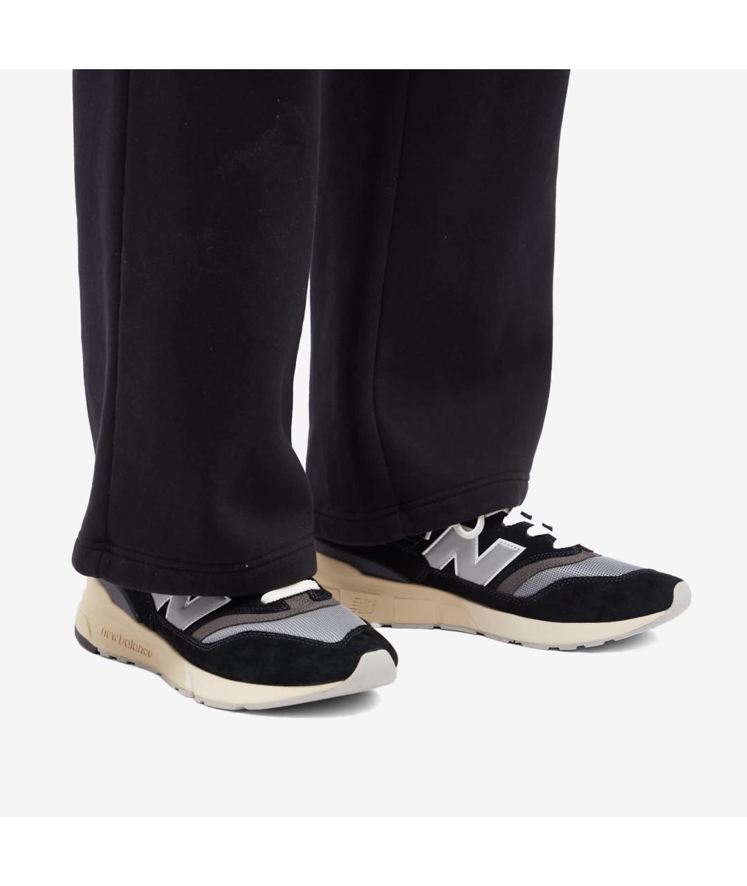 NEW BALANCE Черные замшевые кроссовки, фото 5