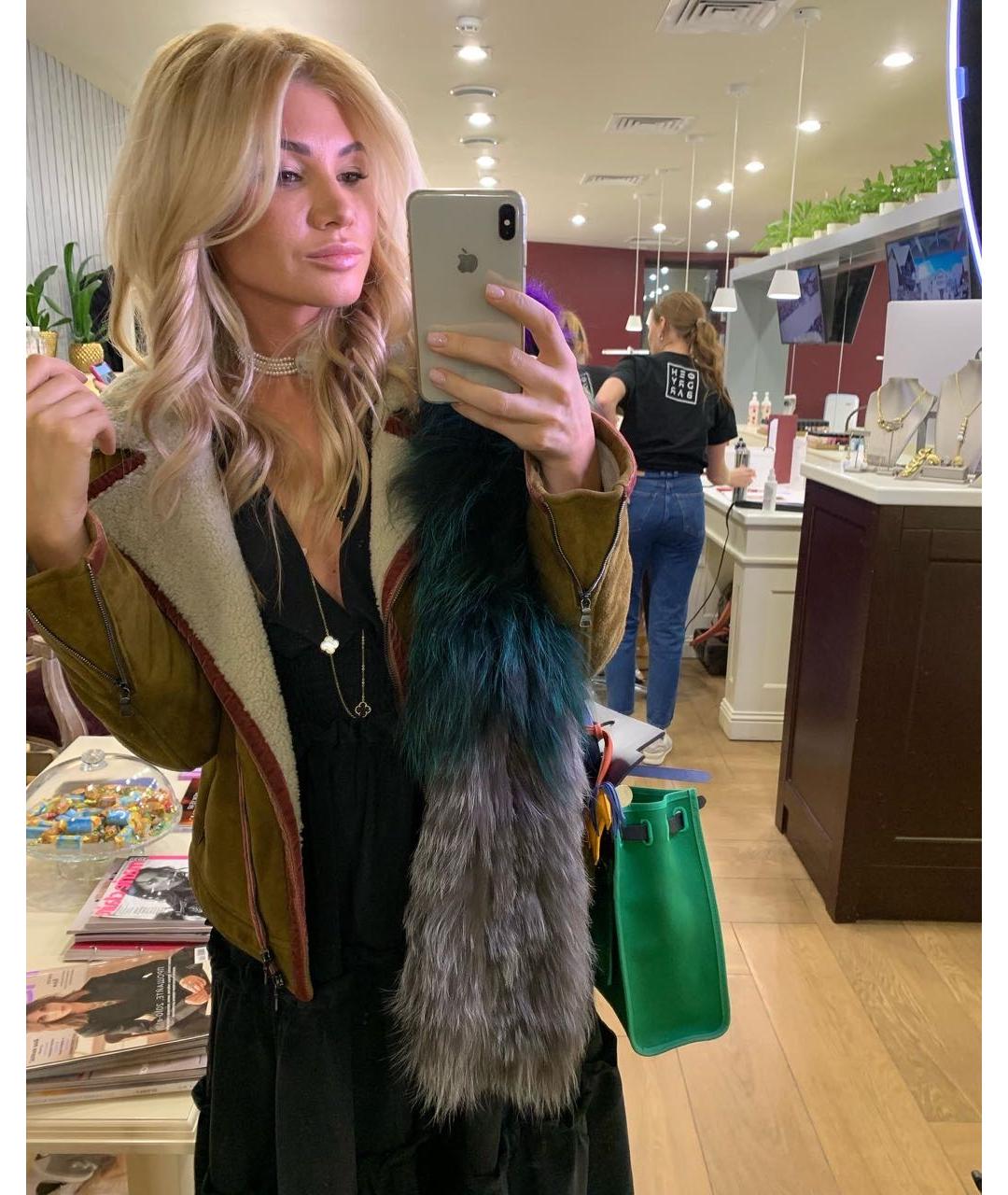 ETRO Коричневая замшевая дубленка, фото 6