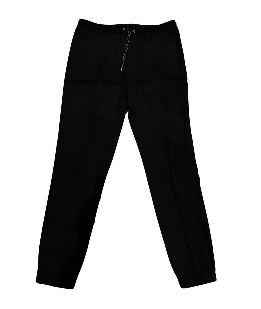 CHRISTIAN DIOR PRE-OWNED Черные шерстяные повседневные брюки, фото 1