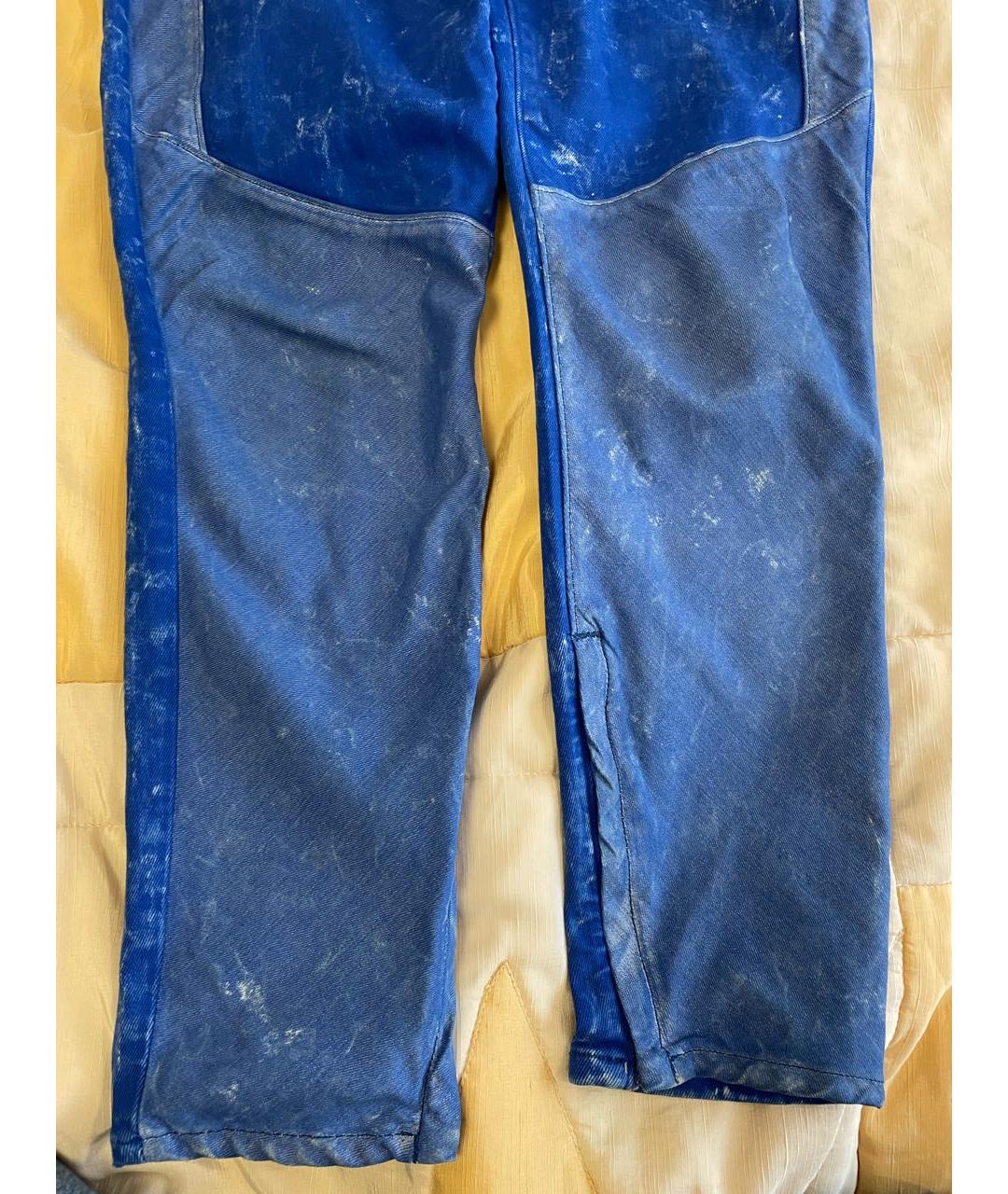 TRUE RELIGION Синие хлопковые джинсы слим, фото 7