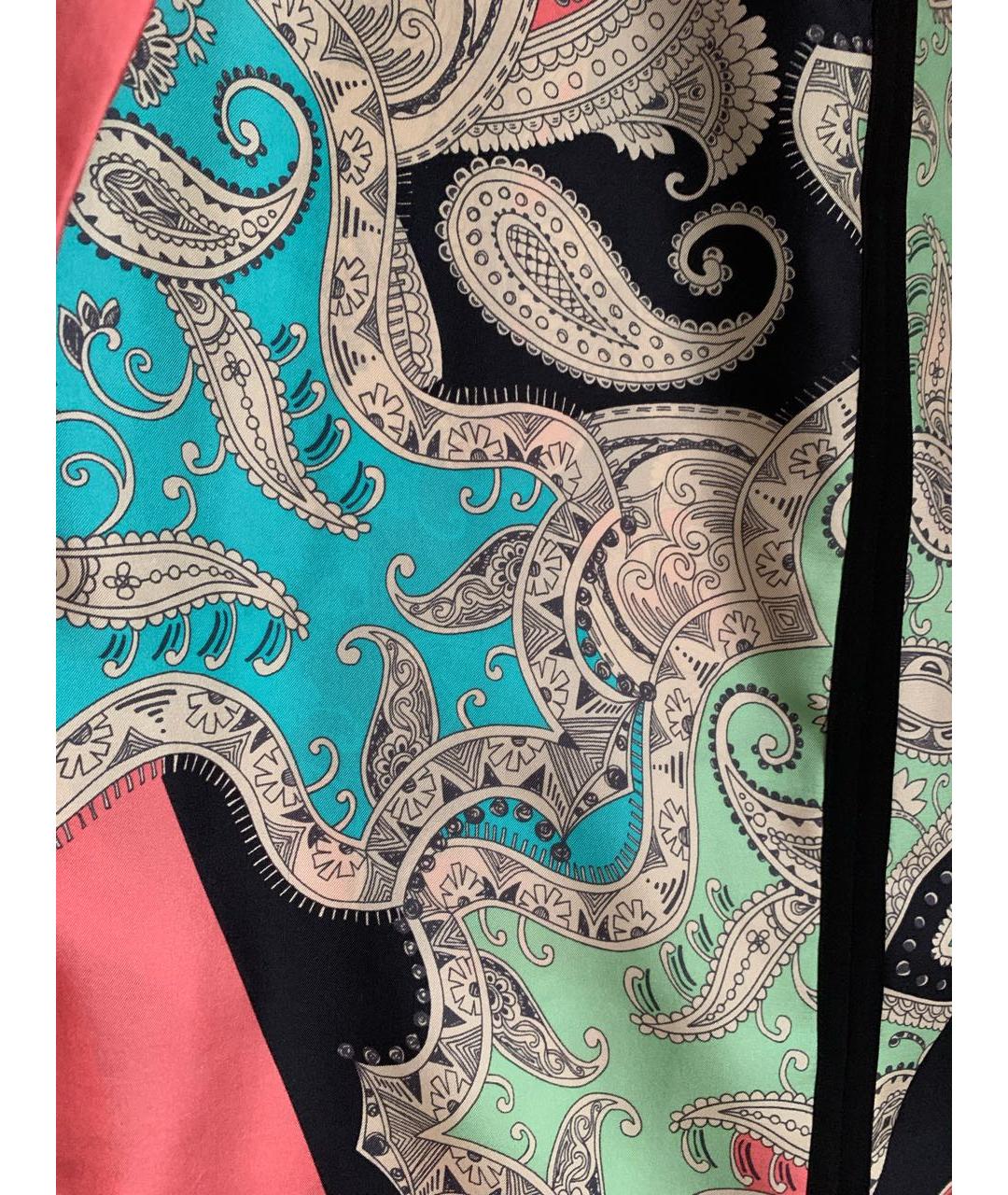 ETRO Мульти шелковое платье, фото 7
