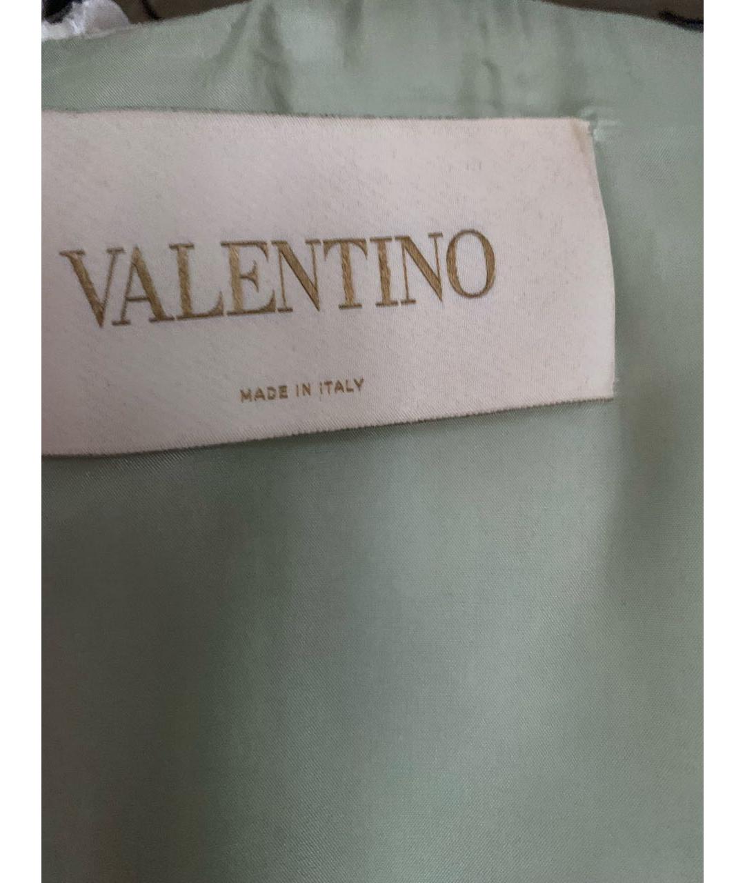 VALENTINO Бежевое шерстяное коктейльное платье, фото 4