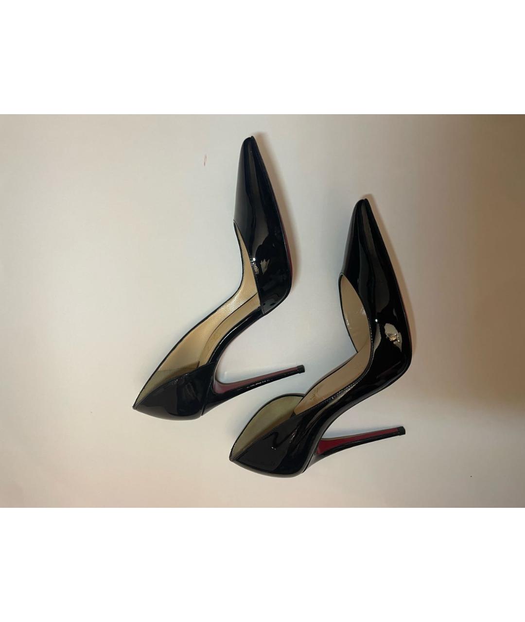 CHRISTIAN LOUBOUTIN Черные туфли из лакированной кожи, фото 3