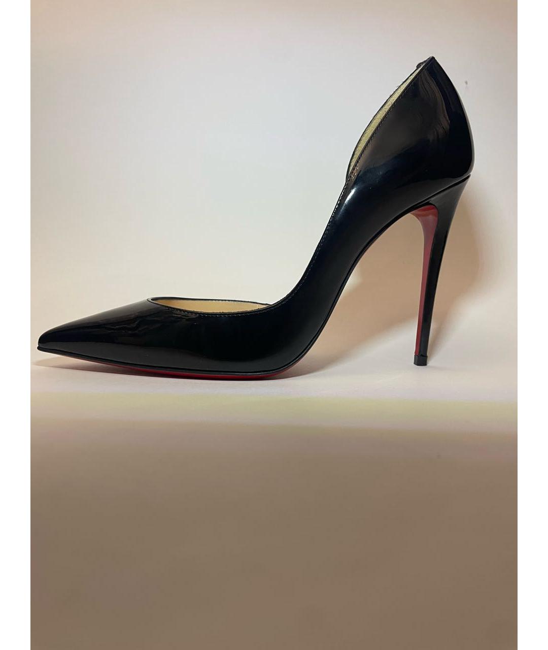 CHRISTIAN LOUBOUTIN Черные туфли из лакированной кожи, фото 5