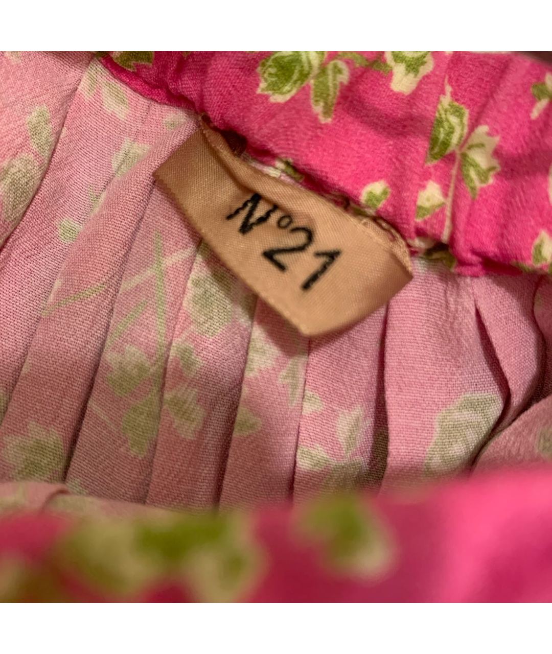 NO. 21 Розовая вискозная юбка, фото 2