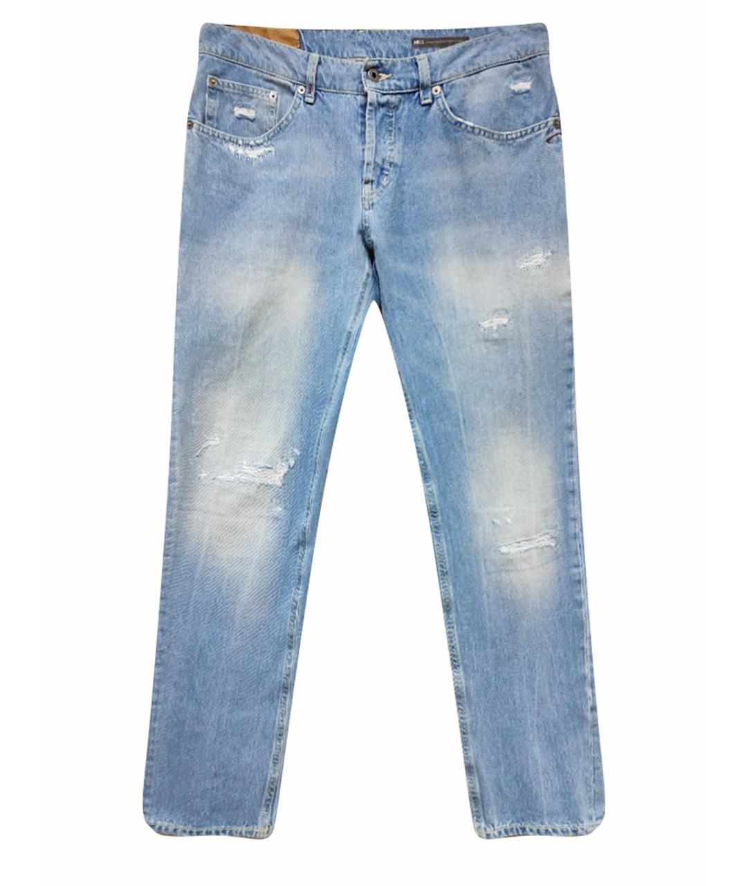 DONDUP Голубые хлопко-эластановые джинсы, фото 1