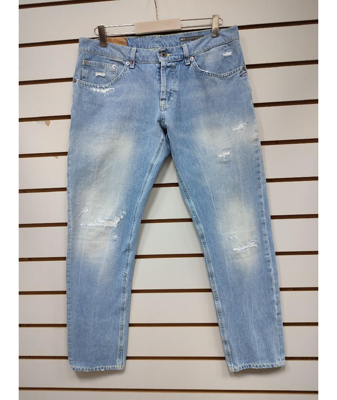 DONDUP Голубые хлопко-эластановые джинсы, фото 9