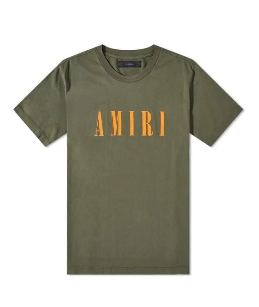 AMIRI Хаки футболка, фото 1