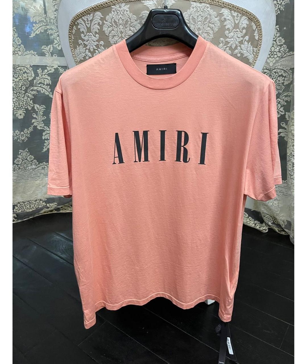 AMIRI Коралловая футболка, фото 5