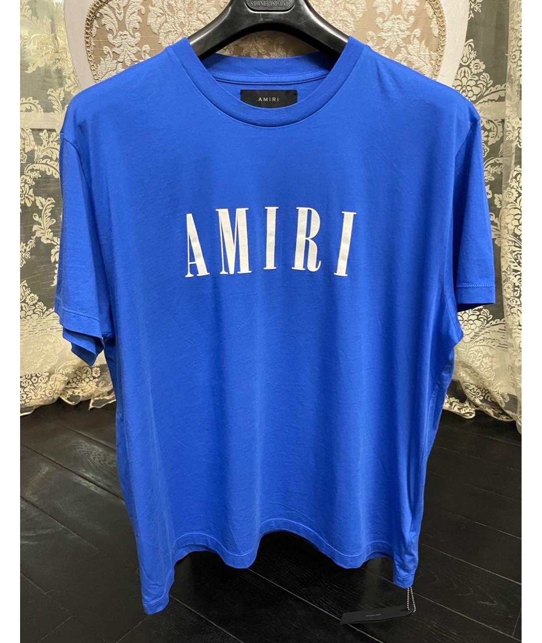 AMIRI Синяя футболка, фото 2