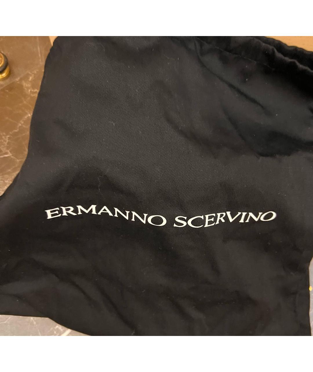 ERMANNO SCERVINO Черные кожаные ботинки, фото 2