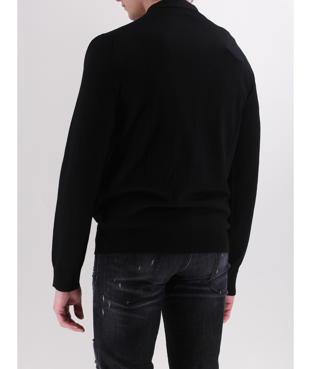 DSQUARED2 Черный шерстяной джемпер / свитер, фото 3